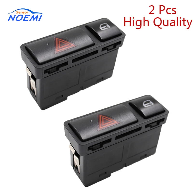 YAOPEI 2pcs 61318368920 Hazard Warning Door Central Lock Locking Switch