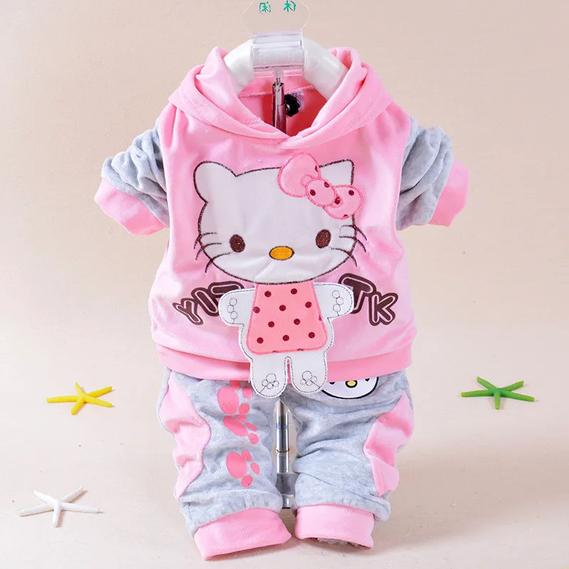 YZXY/ г. Одежда для маленьких девочек брендовый вельветовый комплект для новорожденных мальчиков: толстовка с капюшоном+ штаны спортивный костюм для малышей - Цвет: Map as standard