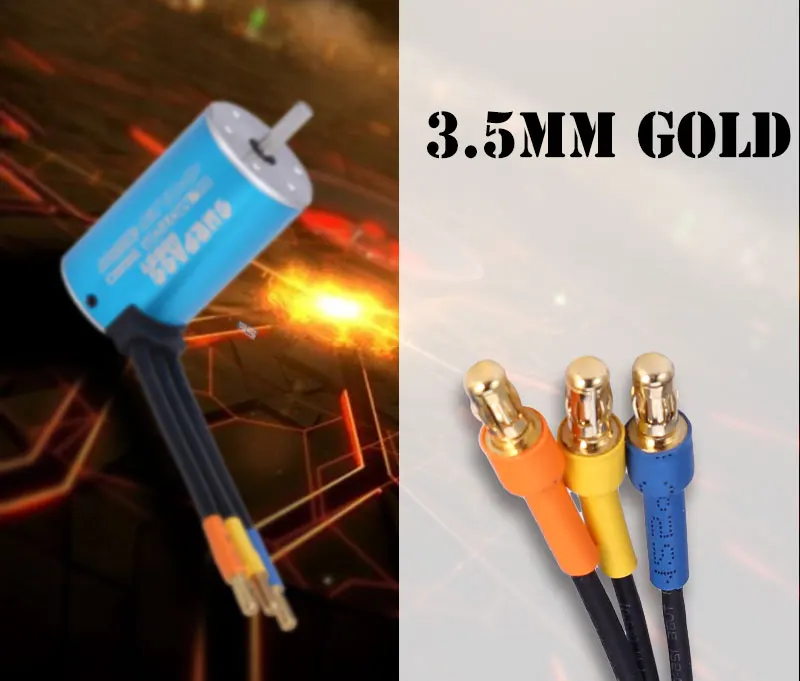 Бессенсорный бесщеточный двигатель SURPASS HOBBY 2845 3930KV 4P с 35A бесщеточным ESC Combo для 1/16
