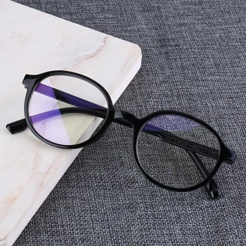 

Fashion computer spectacle frame anti-blue-light goggles anti-glare spectacles frame women's round transparent lenses glasses