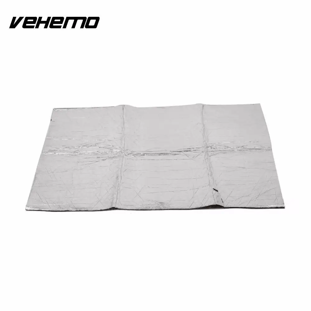 

Vehemo 100*100cm Car Heat Sound Insulation Cotton Noise Killer Protection Tools