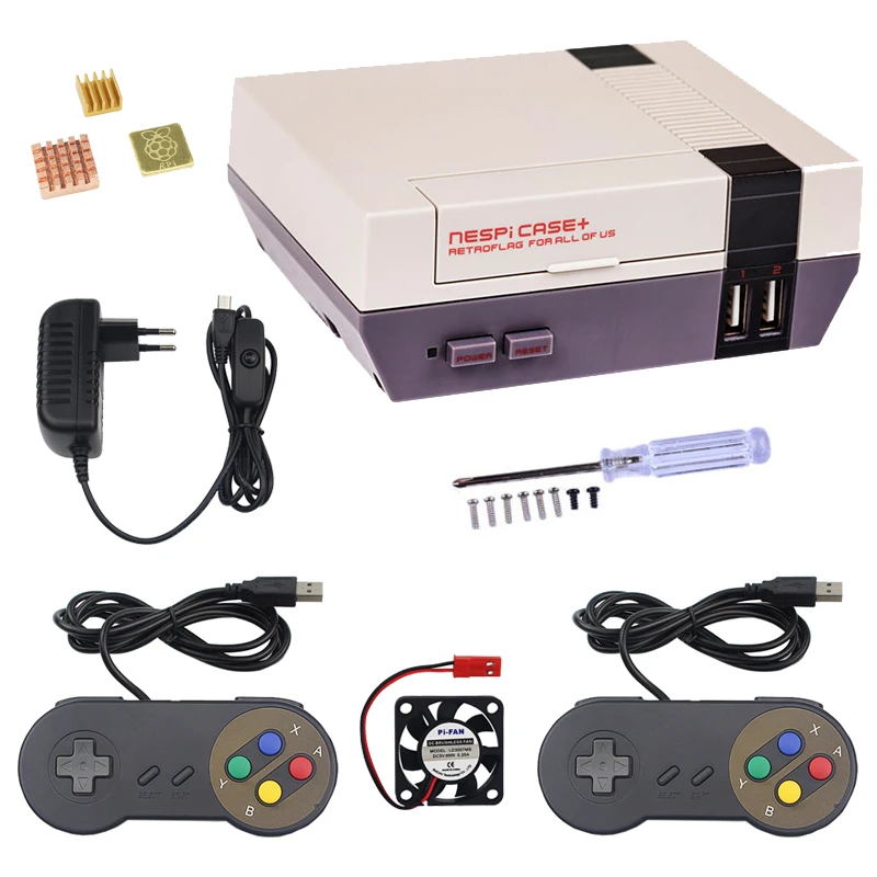 Skup NESPi Raspberry Pi 3 przypadku Retroflag Nespi Case klasyczna Box zaprojektowany dla Raspberry Pi 3 Model B wysokiej jakości