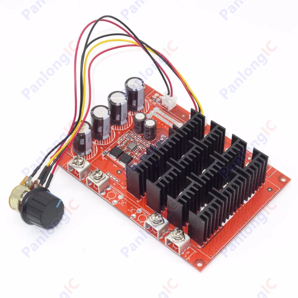 10-50V 60A DC Motor Speed Control PWM HHO RC Controller 12V 24V 48V 3000W Case
