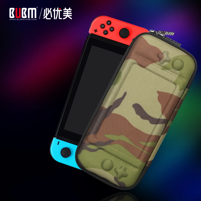 

BUBM Portable Nintendo Switch Travel Carrying Case,Hard Shell Cover Protective Bag for Nintendo Switch Consoler & Accessories