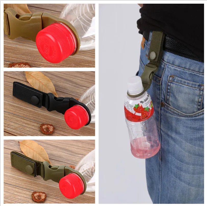 

Hot Sell Hanging Buckle Mineral Water Bottle Clip/Drink Holder Camping Hiking Outdoor Buckle Hook S