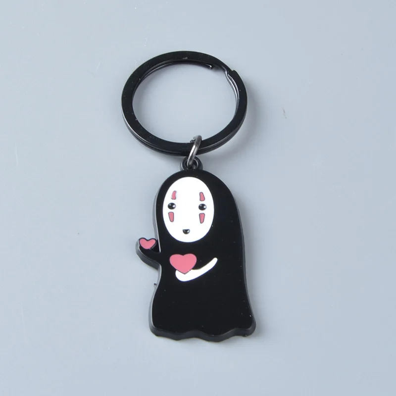 Studio Ghibli Миядзаки Хаяо Унесенные Призраками Kaonashi Аниме Брелок Нет Лицо Утюг