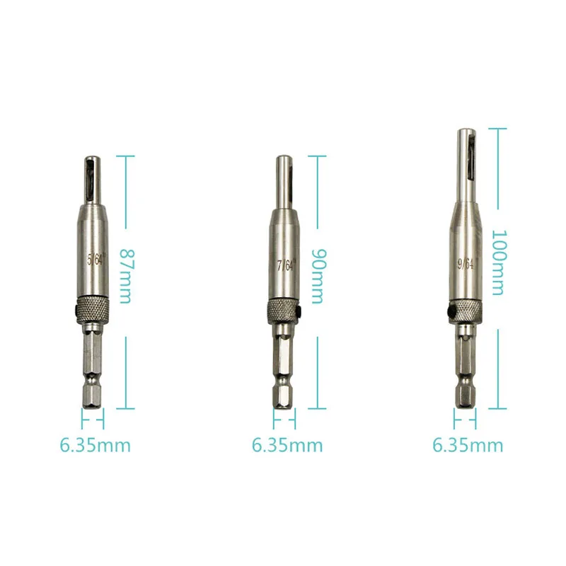 URANN HSS Самоцентрирующийся Петля Набор сверл двери шкафа 5/64 "7/64" 9/64 "11/64" 13/64 "/1/4" 5 мм Шарнир отверстие для бутылок