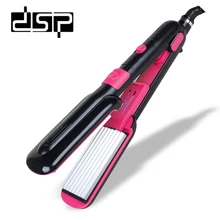 DSP выпрямитель для волос 2 в 1 кукурузная пластина щипцы для завивки волос с набором насадок с керамическим плоским утюгом и гофрированным утюгом для укладки
