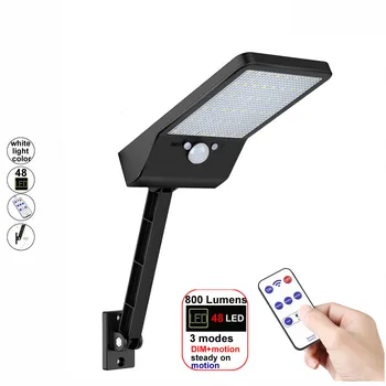 

48 LED Solar Lamp solar powered led spotlight outdoor garden decoration waterproof flood light motion sensor IP65 remote rotable