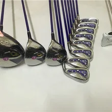 12 шт. Maruman FL III Golf полный набор для женщин гольф-клубов Драйвер+ проход древесина+ утюги+ клюшка Дамский графитовый Вал с крышкой на голову