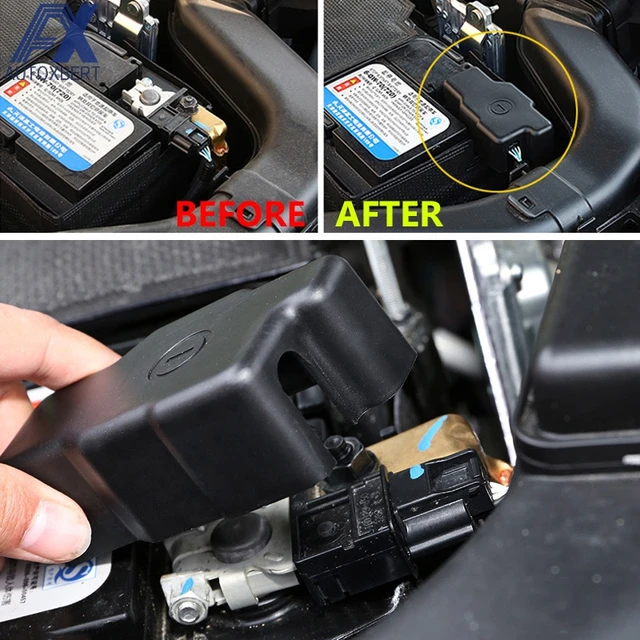 Ax For Nissan X Trail Xtrail Rogue T32 2017 2018 Car Engine Battery Ax For Nissan X Trail Xtrail Rogue T32 2017 2018 Car Engine Battery Anode Negative Electrode Cable Terminal Protection Cover