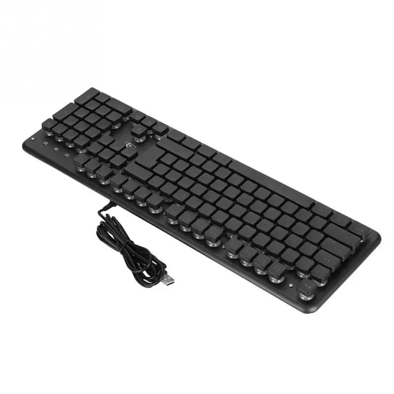 104 Keys Mechanical Feel Keyboard FN Combination No Conflict RGB