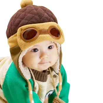 

#5 DROPSHIP 2018 NEW HOT Fashion Boys Winter Warm Cap Hat Beanie Pilot Crochet Earflap Hats Freeship