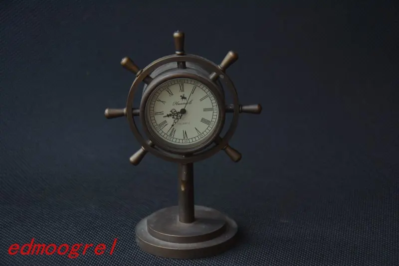 Редкий Старый династии Цин Королевский латунь часы \ Механические карманные часы, может работать, с отметкой, морского судна