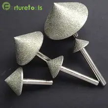 10pcs diamond mounted point 90 degree angle head rought grit 60 for coarse grinding head 20~50mm shank diameter 6mm DD007 10pcs diamond mounted point 90 degree angle head rought grit 60 for coarse grinding head 20~50mm shank diameter 6mm DD007