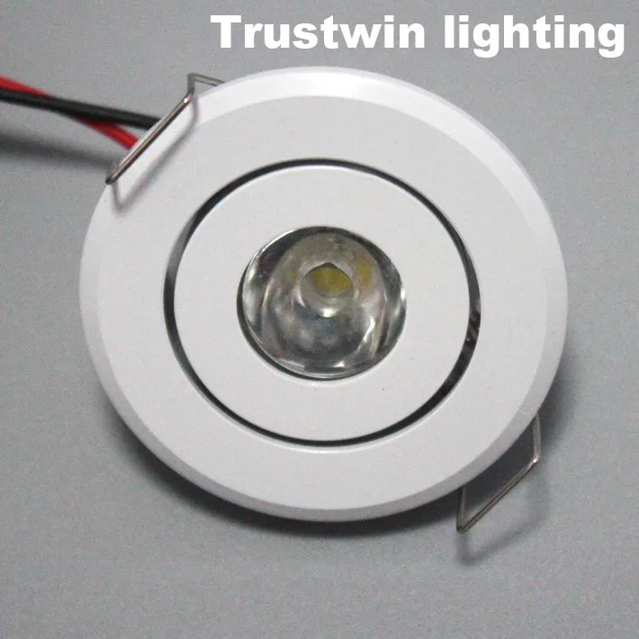 5 pieces Indoor white Mini ceiling LED spot light lamp dimmable 1W mini outdoor 110V 220V LED downlight dimmable