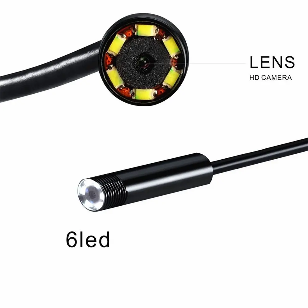 

10PCS 5.5mm 6 LED Endoscope Borescope Inspection Camera For Android /For PC
