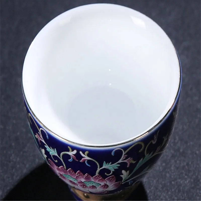 1 X Jingdezhen 75 мл керамическая чашка маленькая 4,8 см x 6,2 см кунг-фу чай кофейные чашки чаша