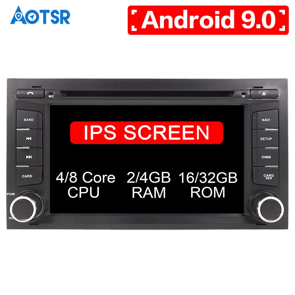 Top Bigscreen Android 9.0 8core Car DVD Player GPS Navigation For Seat Leon 2012-2017 Headunit Multimedia Recoder Satnav 4GB +32GB 5