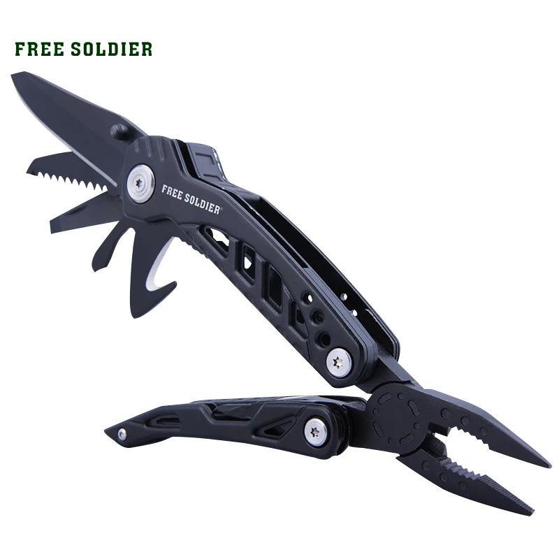 FREE SOLDIER outdoor sports tactical multifunctional folding combination EDC knife tool for survival camping