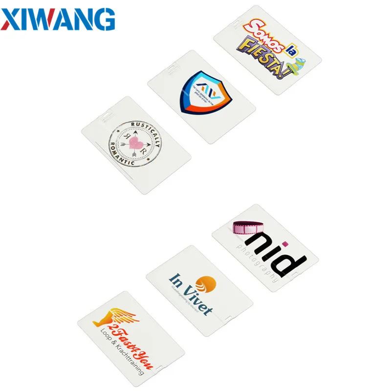 

Plastic credit card USB flash drive 32GB Pendrive 64GB 2.0 high speed memory stick memory key pen drive 16GB 8GB (custom image)