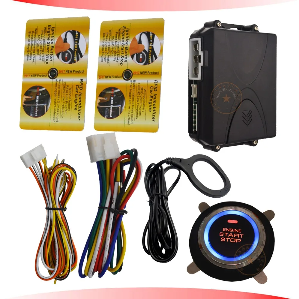 rfid car alarm system anti theft system with transponder card arm or