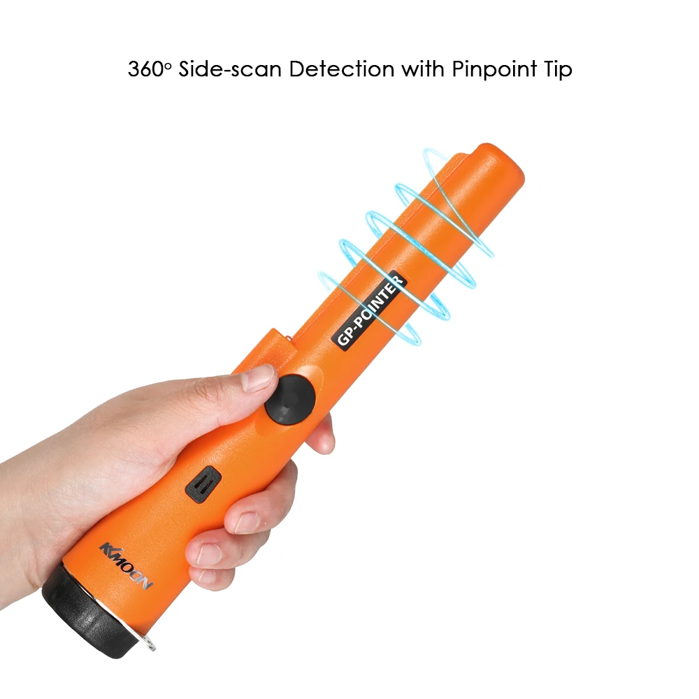 

KKmoon Pinpointer Metal Detector Portable Pin Pointer Treasure Hunting Tool Buzzer Vibration Automatic Tuning with Belt Holster