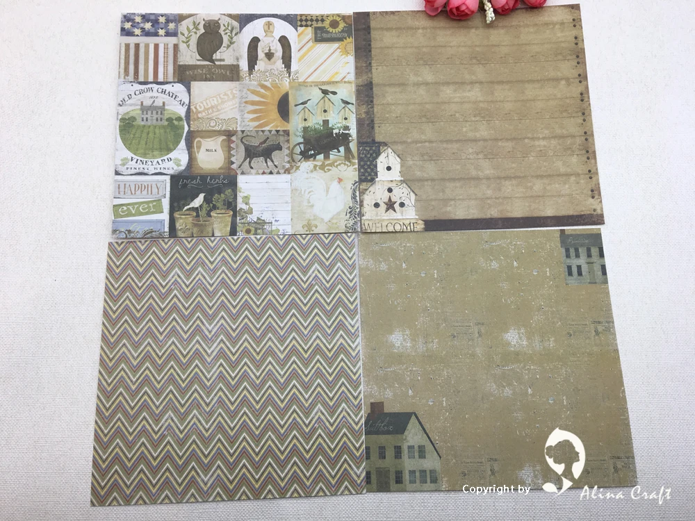 8-1 patterned paper