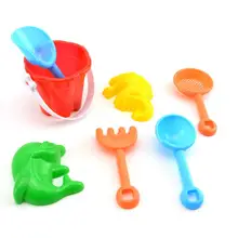 LeadingStar Kids Beach Sand Play Toys Simulate Bucket Shovel Rake Dredging Tools Random Style