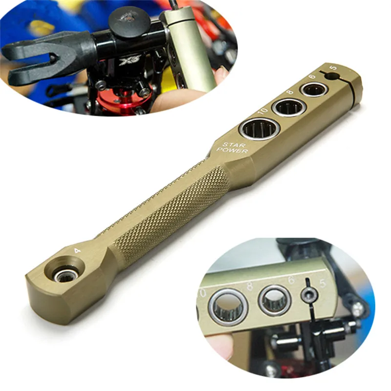 

Hot Sale Star Power Feathering Shaft Spanner Unilateral Wrench For RC Helicopter Part