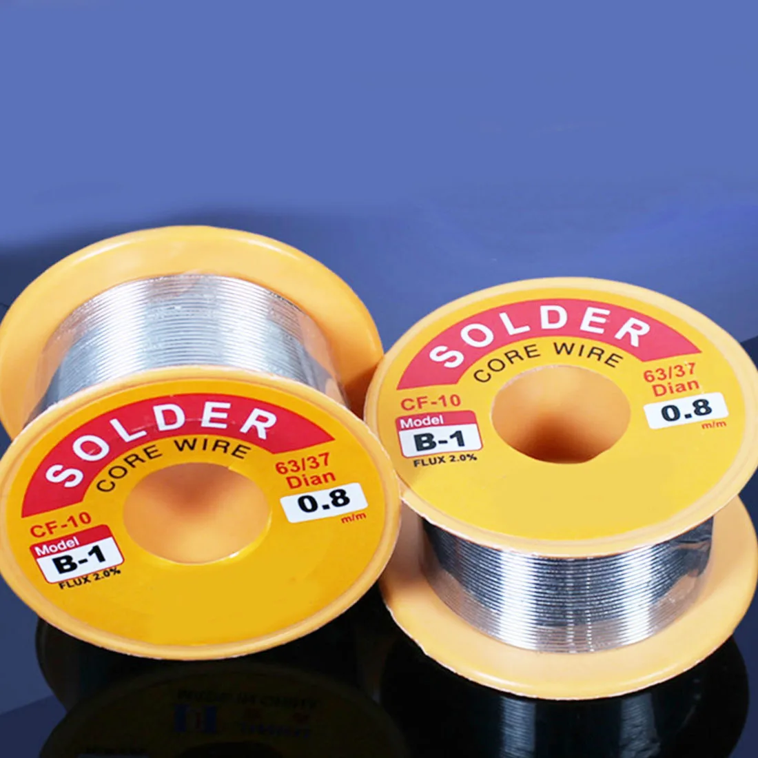 

0.8mm Diam 63/37 Tin Lead Solder Wire Clean Rosin Core Welding Flux Soldering Iron Wire Reel Soldering Tools
