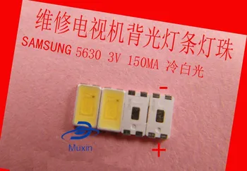 

FOR SAMSUNG LED Backlight 500pcs 0.5W 3v 5630 Cool white LCD Backlight for TV TV Application SPBWH1532S1ZVC1BIB