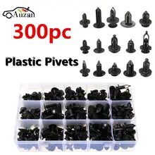 300Pcs 15 Size Car Auto Push Pin Rivet Trim Clip Panel Body Interior Assortment Set Retainer Clips for toyota/buick/nissan/honda