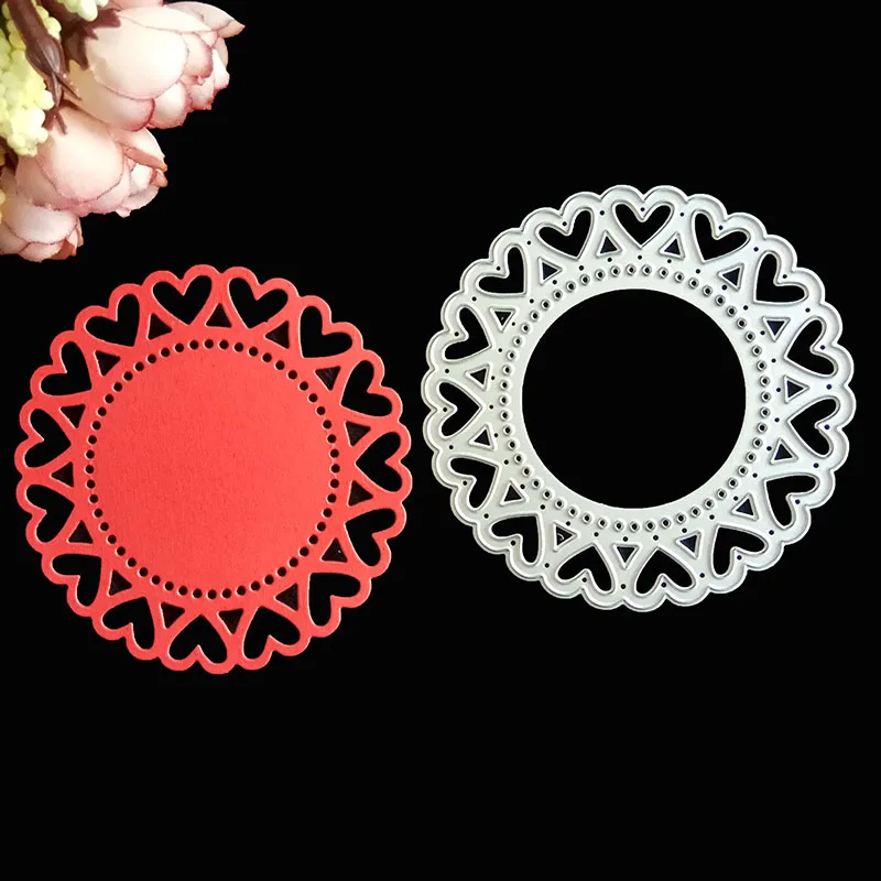 Metal Cutting Die Love Heart Scrapbooking Die Cuts Stencil DIY Embossing Craft Photo Album Decorative2 (2)