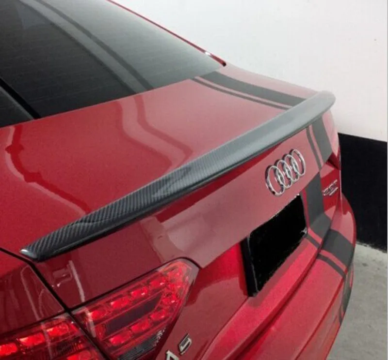 A5 Coupe 2 двери из углеродного волокна задний багажник спойлер крыло для Audi A5 2008- S линия стиль