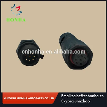 

Free shipping M14 male female 8 pin filed assembly Rear panel mount waterproof electrical connector