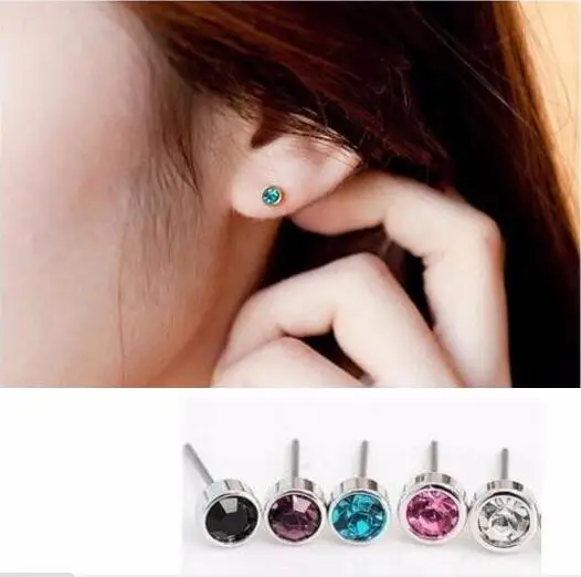 Aliexpress Ej0217 Hot Face Of A Bright Pearl 5mm Cz Ej0217 Hot Face Of A Bright Pearl 5mm Cz Imitation Stud Earrings