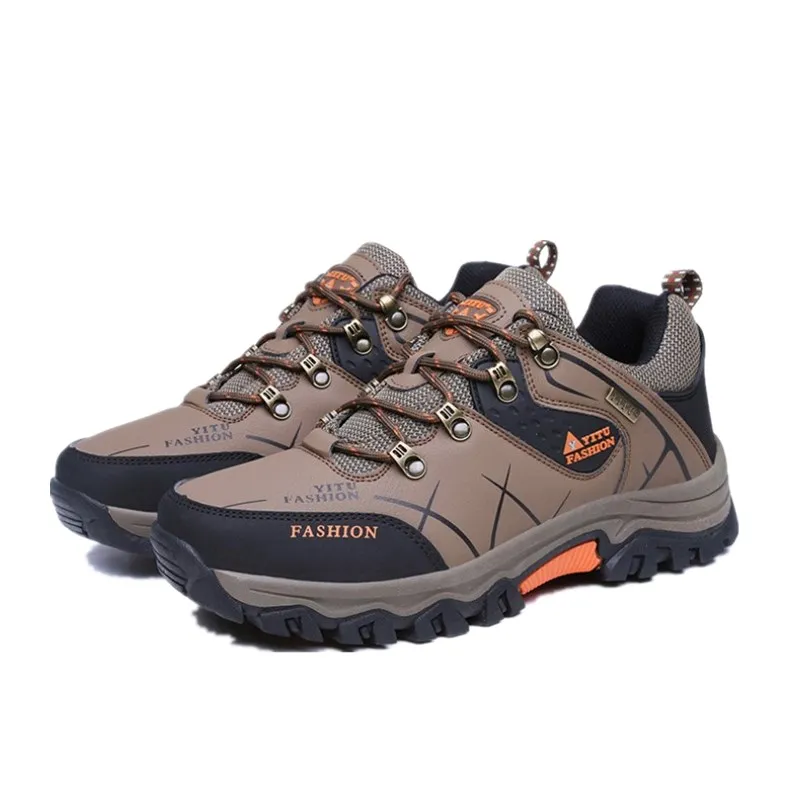 

Men's Breathable Steel Toe Cap Work Safety Shoes Men Outdoor Anti-slip Steel Puncture Proof Construction Safety Boots Shoes