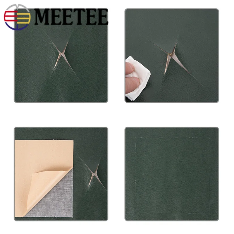 Meetee 50x137 см 0 5 мм толщиной самоклеящаяся ПУ синтетическая кожа факс ткань для