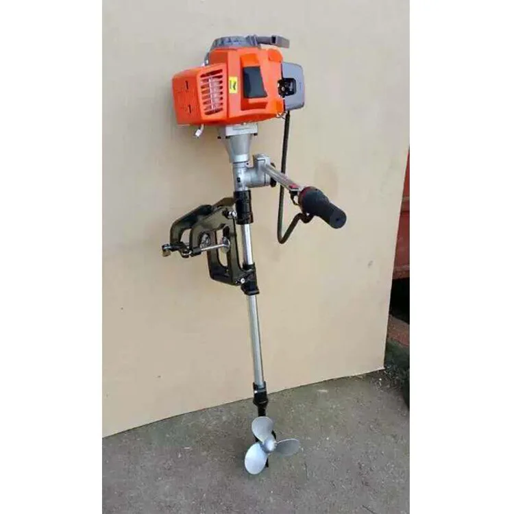 

Small 63cc engine two-stroke gasoline stern machine, marine propulsion, outboard engine , hanging gasoline-powered machines