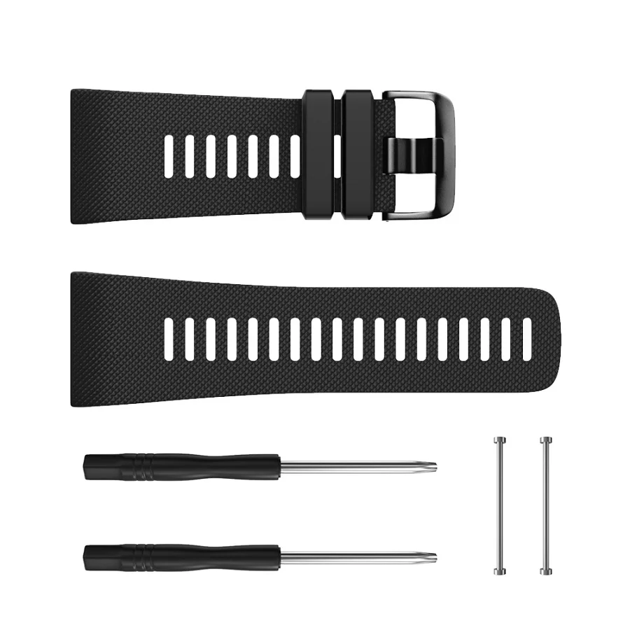 Premium Soft Silicone Replacement Strap for Garmin Vivoactive HR - Comfortable & Durable Watch Band Bracelet