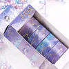 Starry sky Cherry blossoms  Washi Tape set Adhesive Tape DIY Scrapbooking Sticker Label Japanese Stationery ► Photo 3/6