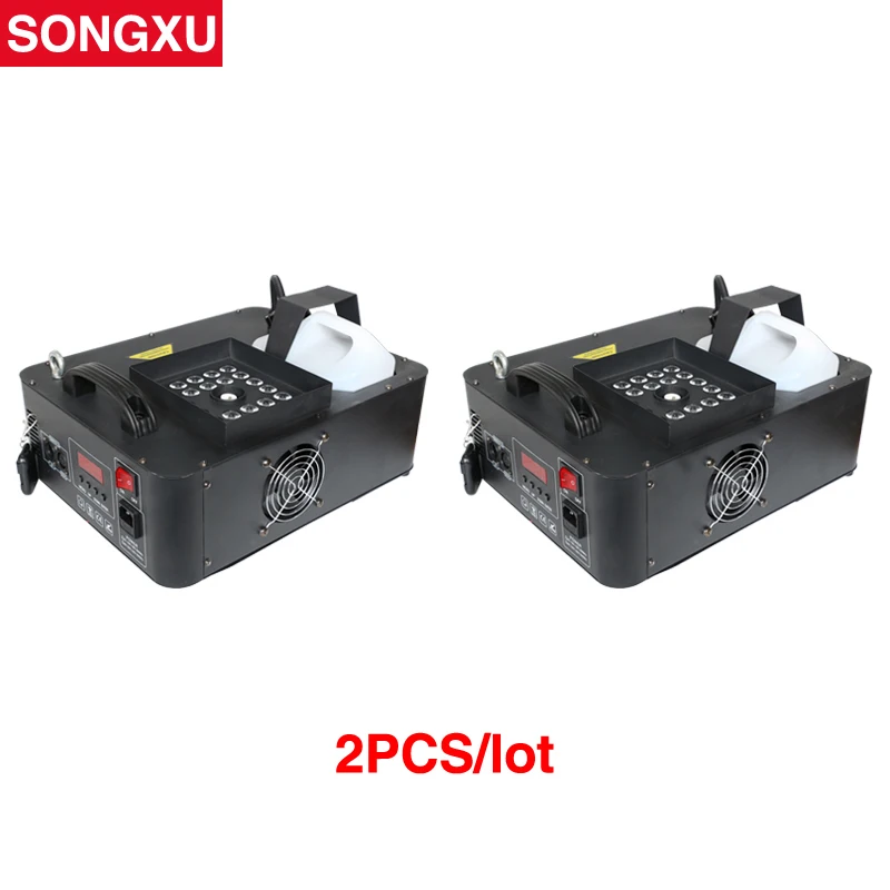 

1500W RBG 3in1 DMX LED Pyro Vertical Smoke Machine LED Fog machine Fogger Stage Special effect machine 2pcs/lot/SX-FM1500