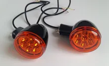 Rear Turn Signals Lights W/Short Brackets For Harley Sportster XL 883 1200 92-16