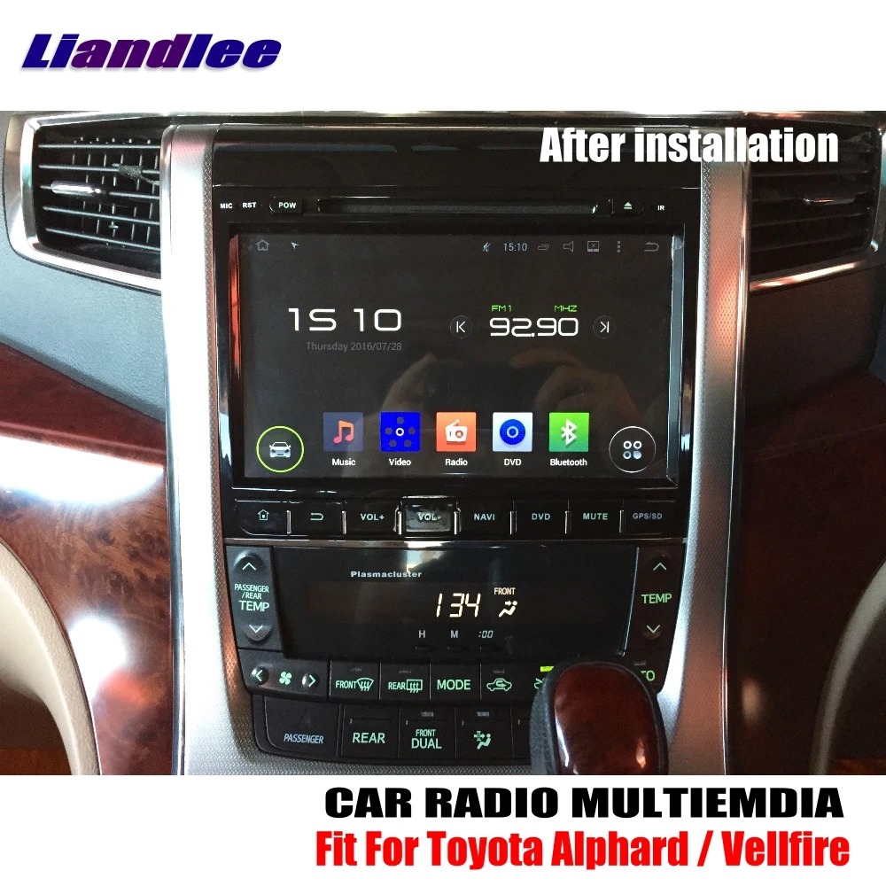 Liandlee For Toyota Alphard  Vellfire 2008~2013 Android Car Radio CD DVD Player GPS Navi Navigation Maps Camera OBD TV Screen Multimedia7