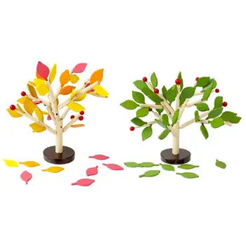 

Kids Wooden Assembled Tree Puzzle Toys Gift Wood Assemble Tree Model Building Kits Children Montessori Learning Educational Toy