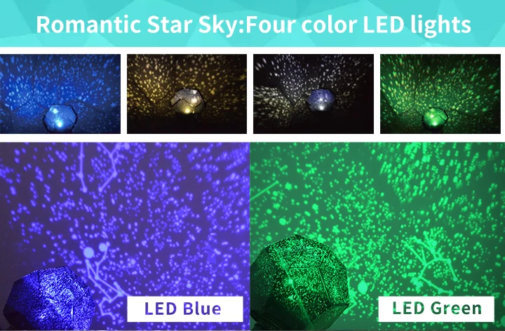 Романтический светильник звездного неба с 12 романтическими созвездиями, развивающие игрушки для детей, детей, взрослых, детская комната, игрушки для мальчиков и девочек, подарок