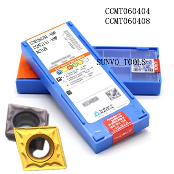 

50PCS CCMT060204 CCMT060208 PC9030 NC3030 Korloy CNC Turning carbide inserts Suitable processing of Steel S06K- SCLCR06 SCLCL06