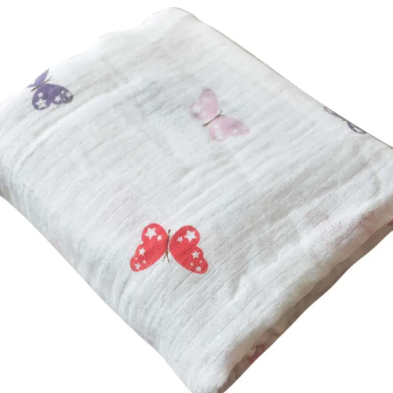 Муслин малыш мультфильм постельные принадлежности пеленание теплое Одеяло пеленать новорожденного Полотенца супер мягкий Sleepsack коврики