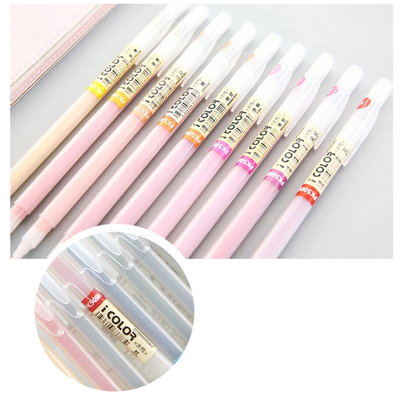 12/24/36 Colors Fiber Art Marker Pen Watercolor Water Based 0.3MM Fine Pen Painting Brush Drawing School Supplies